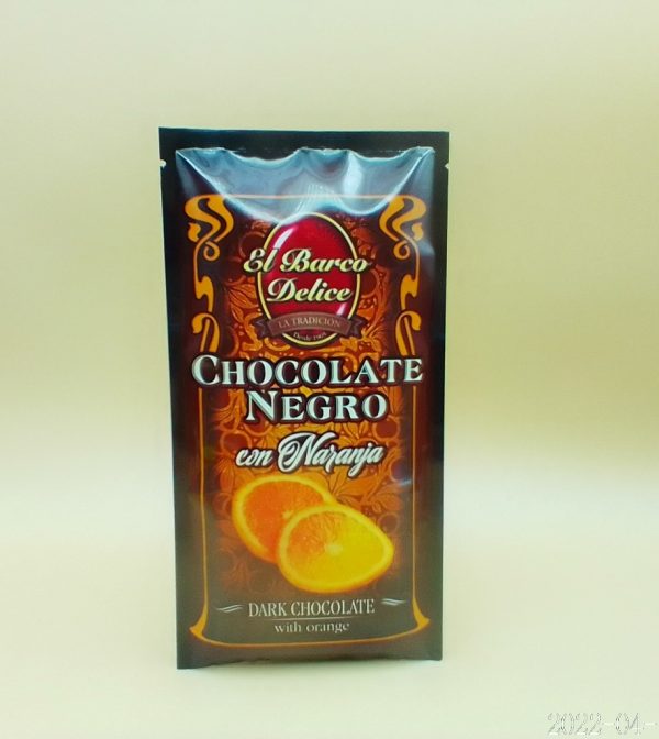 chocolate negro con naranja